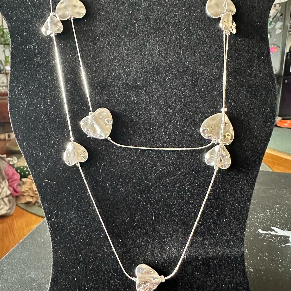 Park Lane Silver Heart Necklace